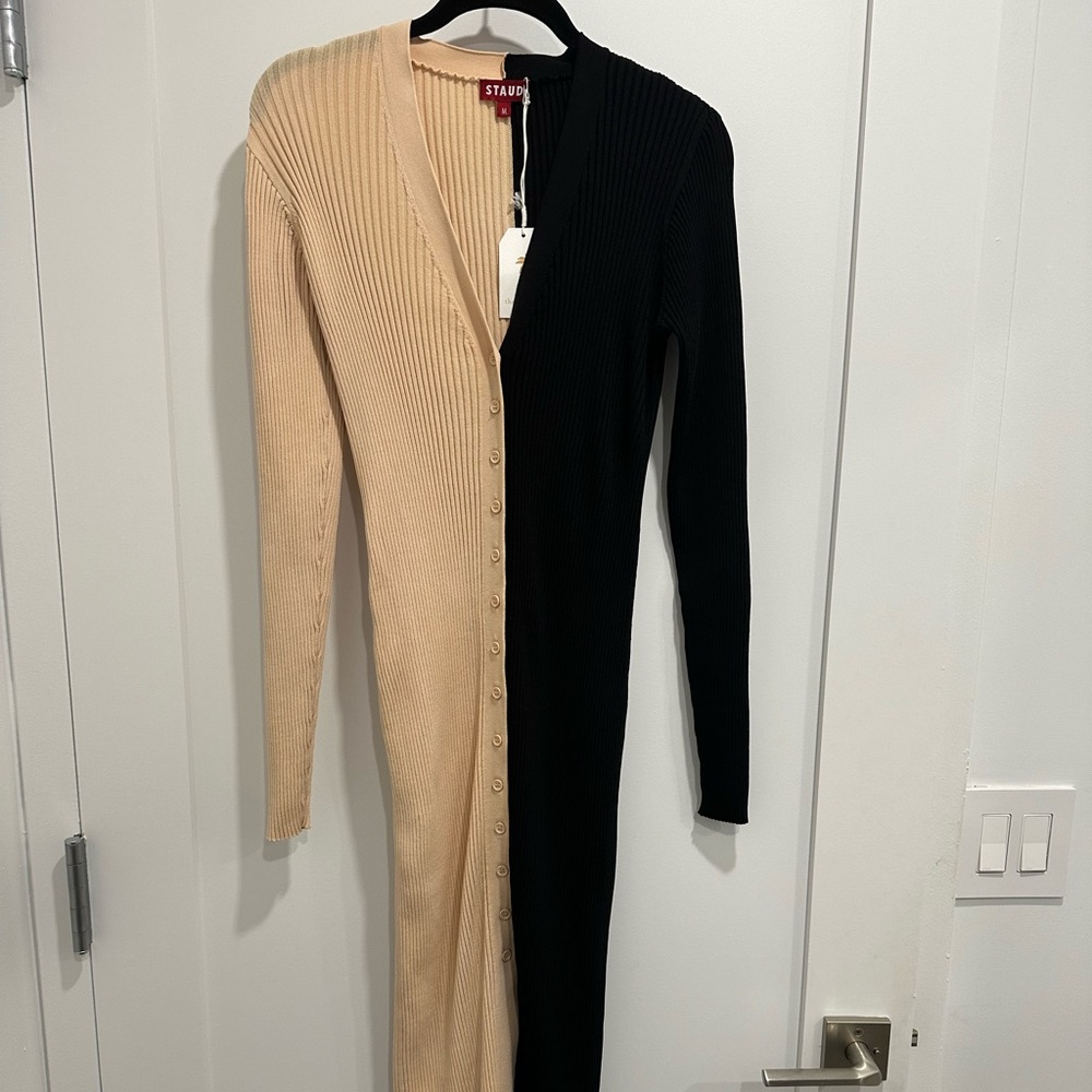 STAUD Shoko Sweater Buff Black